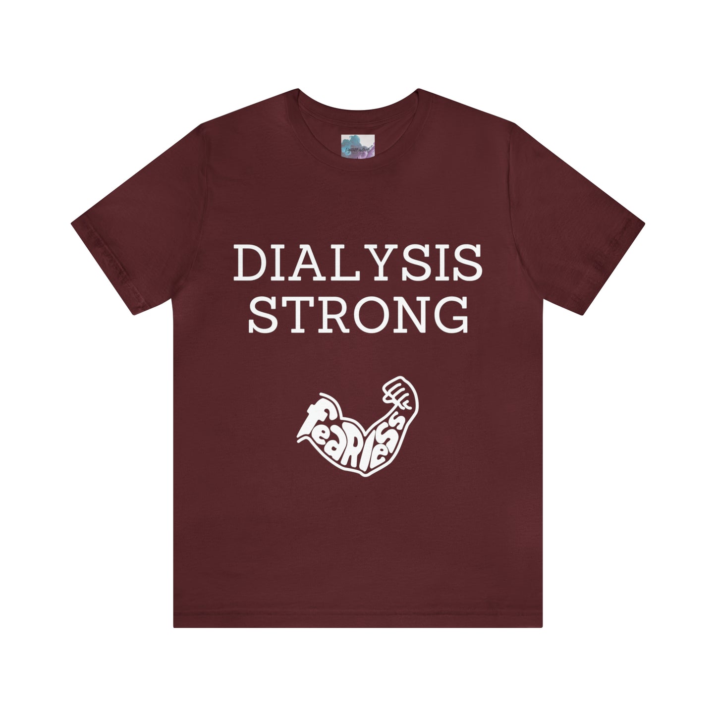 Dialysis Strong T-shirt, Fear Less T-shirt, Kidney Disease Awareness T-shirt - Digital By M&B