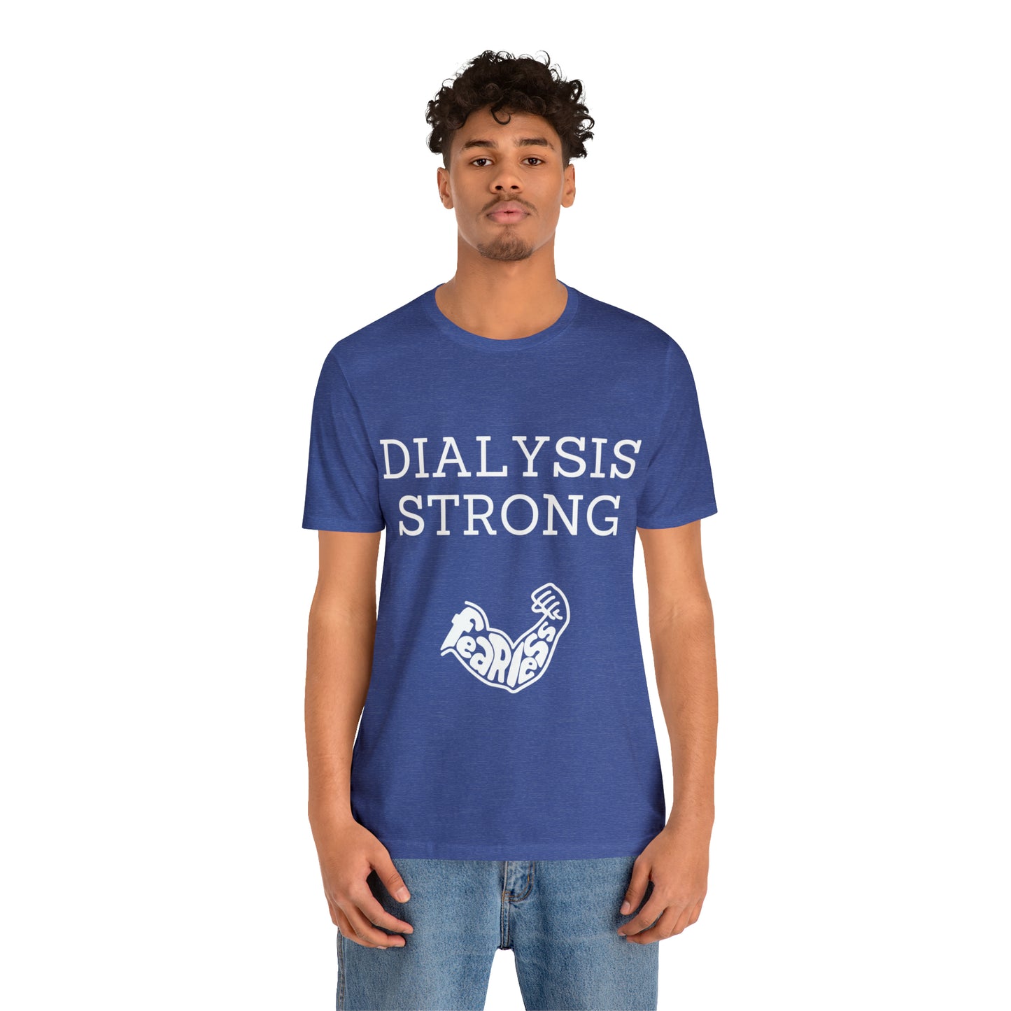 Dialysis Strong T-shirt, Fear Less T-shirt, Kidney Disease Awareness T-shirt - Digital By M&B