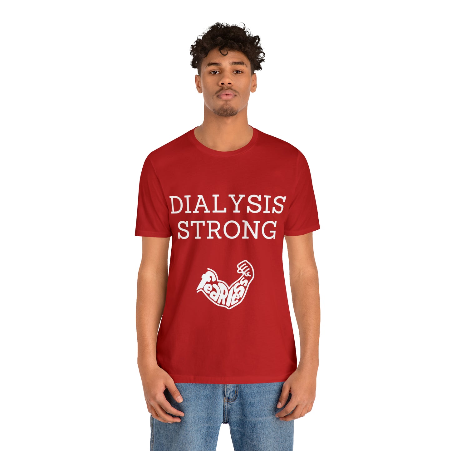 Dialysis Strong T-shirt, Fear Less T-shirt, Kidney Disease Awareness T-shirt - Digital By M&B