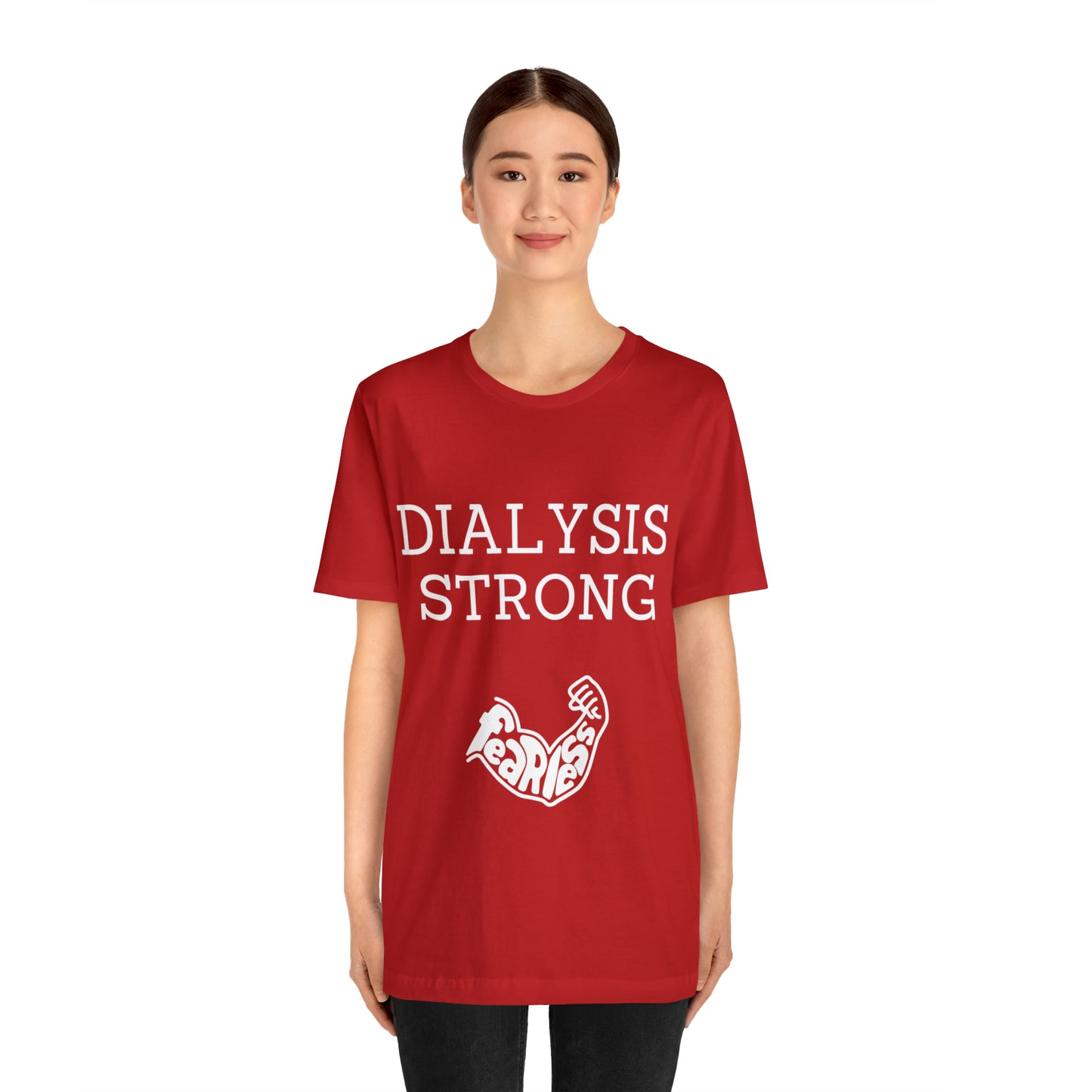 Dialysis Strong T-shirt, Fear Less T-shirt, Kidney Disease Awareness T-shirt - Digital By M&B