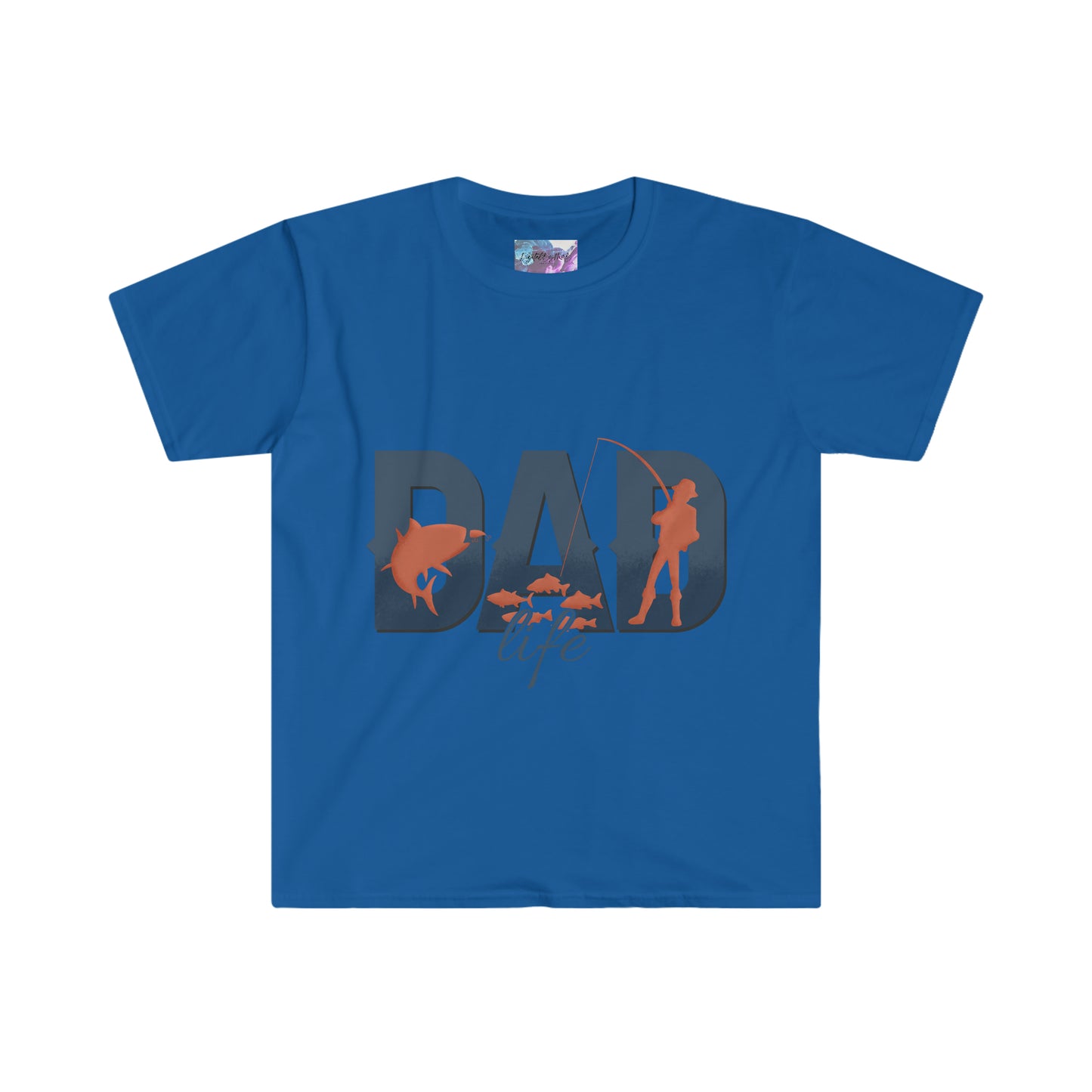 Dad life blue shirt