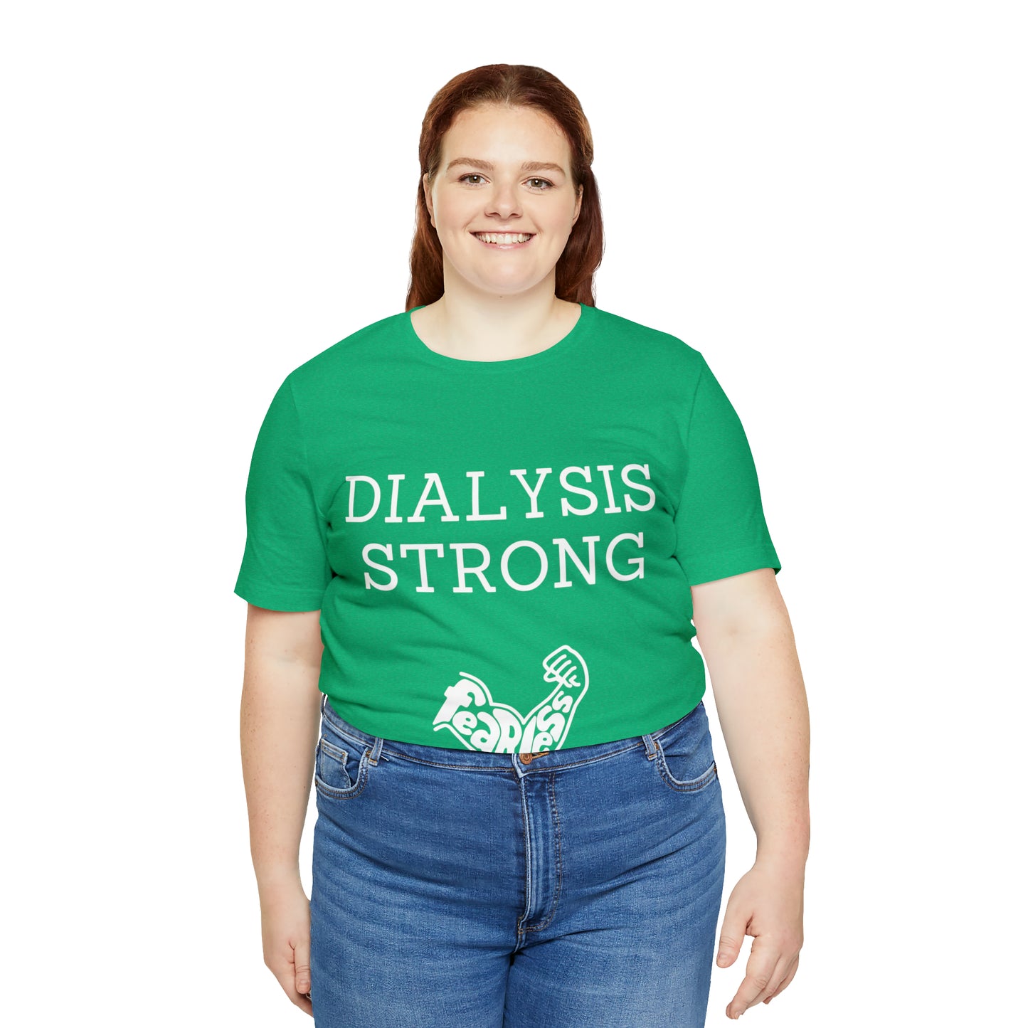 Dialysis Strong T-shirt, Fear Less T-shirt, Kidney Disease Awareness T-shirt - Digital By M&B