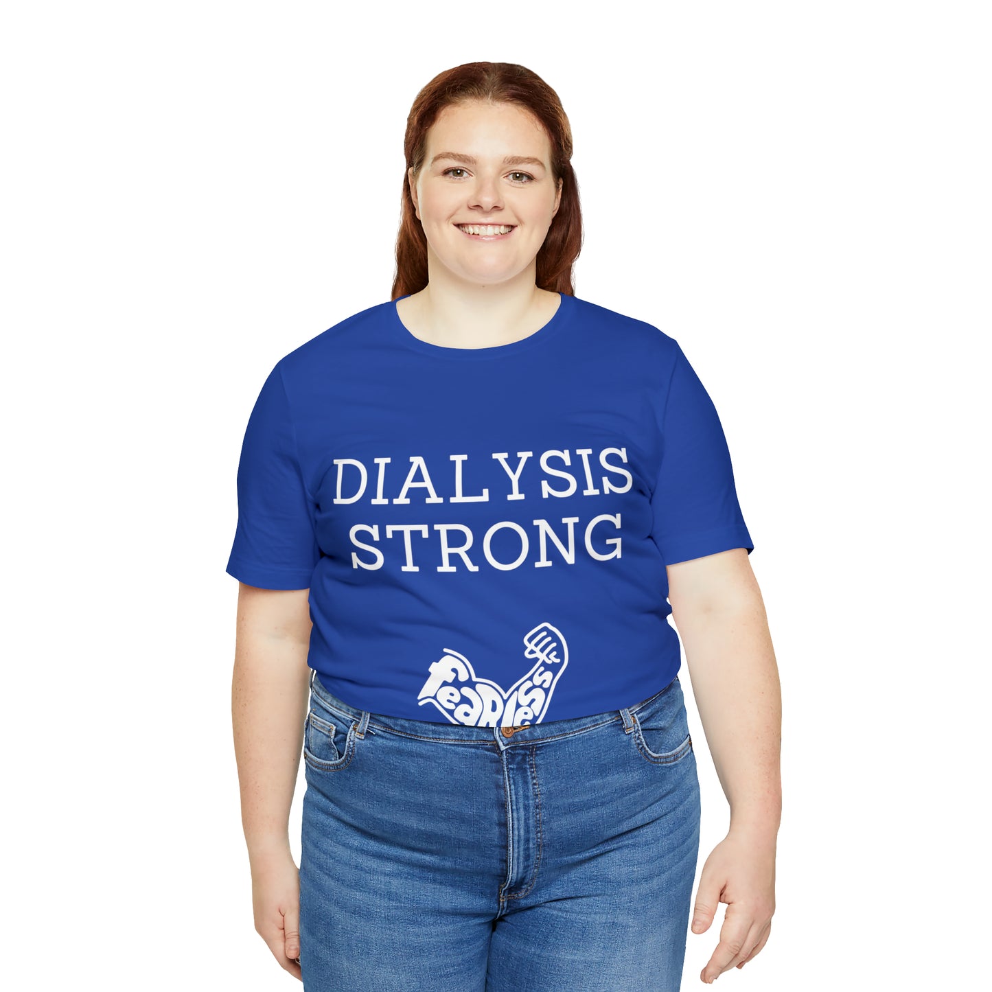 Dialysis Strong T-shirt, Fear Less T-shirt, Kidney Disease Awareness T-shirt - Digital By M&B