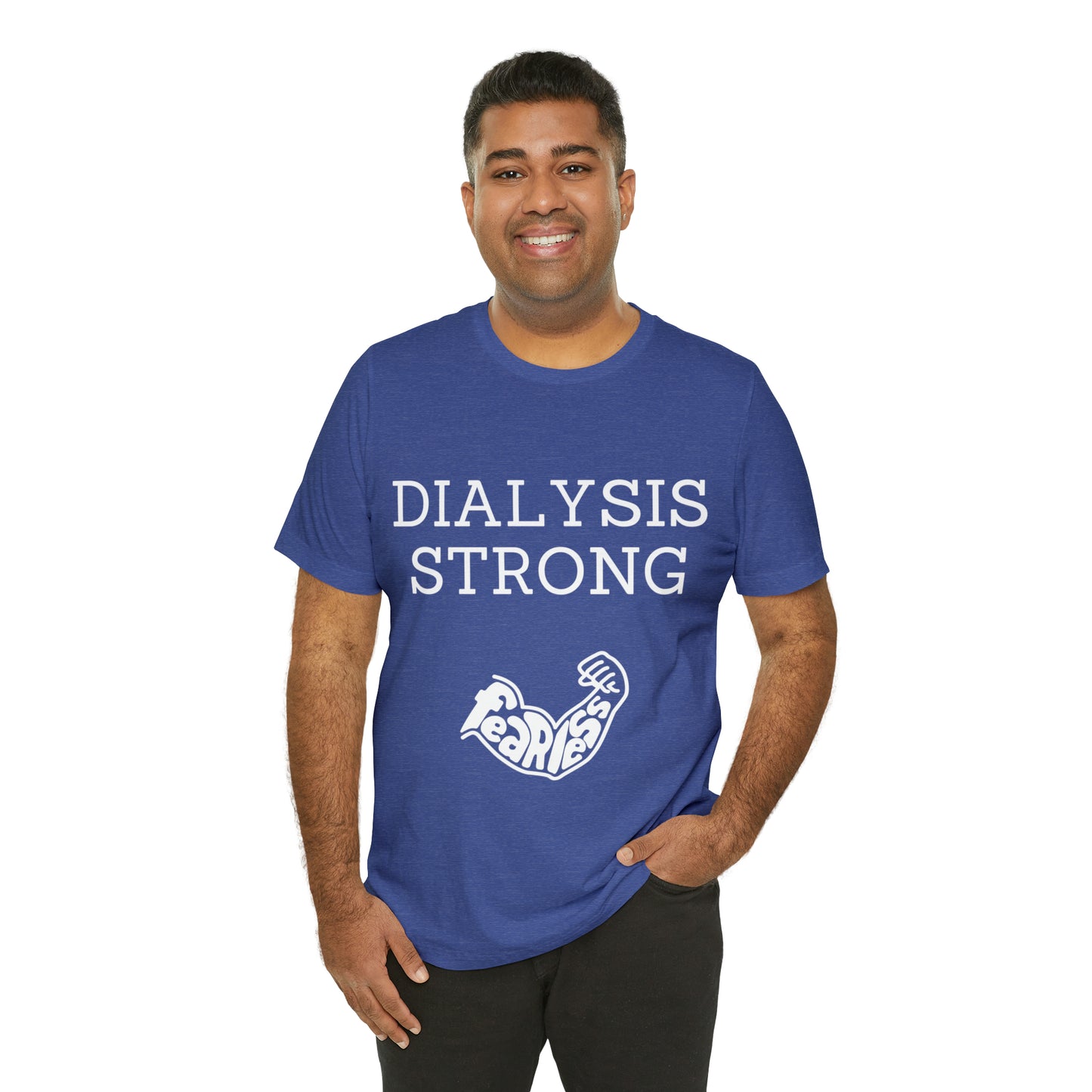 Dialysis Strong T-shirt, Fear Less T-shirt, Kidney Disease Awareness T-shirt - Digital By M&B