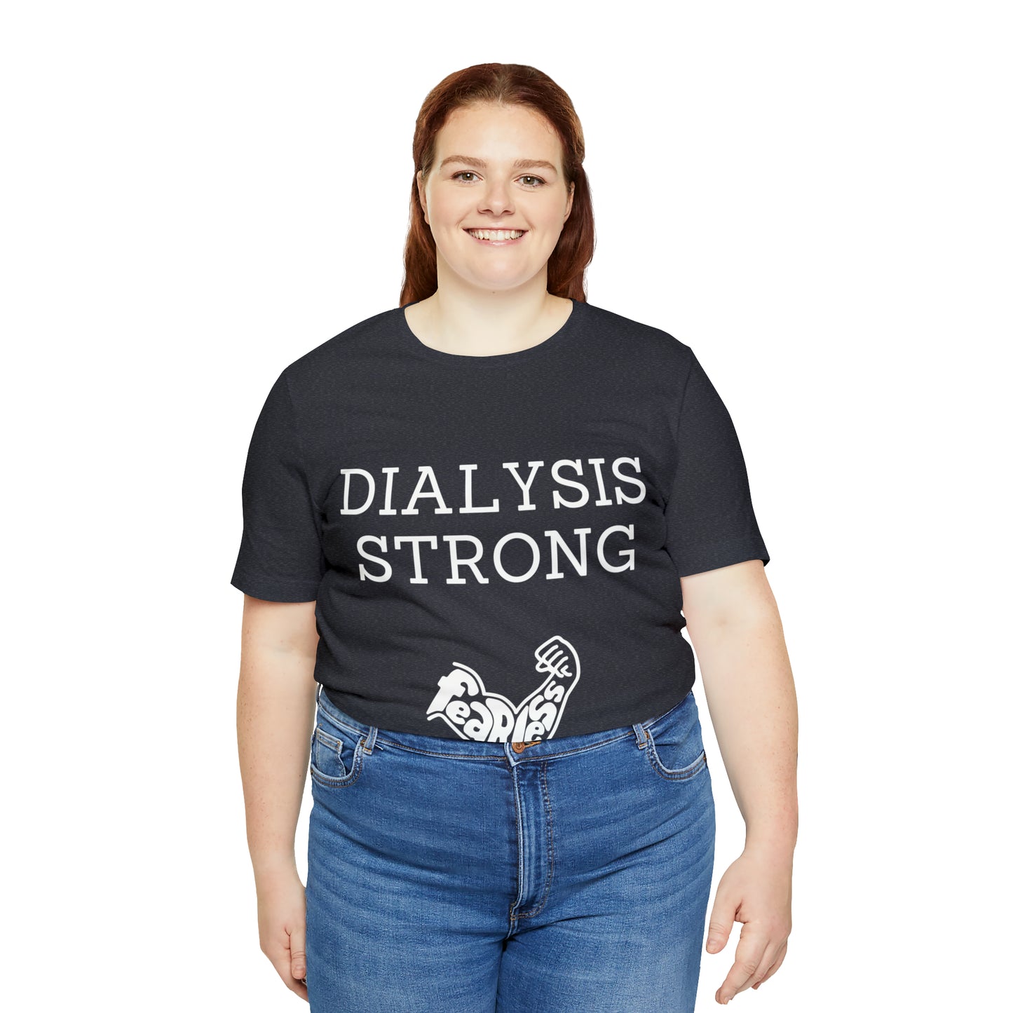 Dialysis Strong T-shirt, Fear Less T-shirt, Kidney Disease Awareness T-shirt - Digital By M&B
