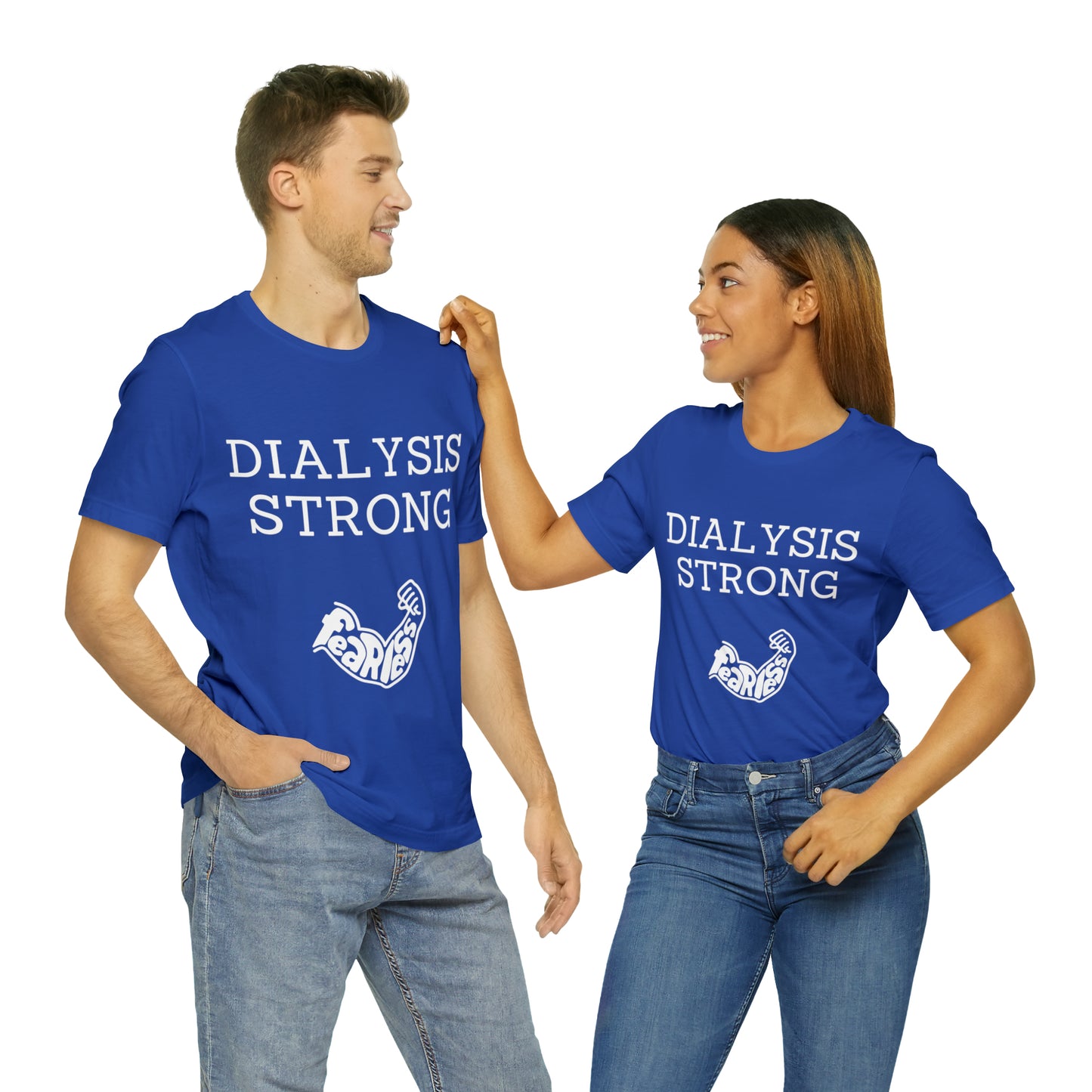 Dialysis Strong T-shirt, Fear Less T-shirt, Kidney Disease Awareness T-shirt - Digital By M&B