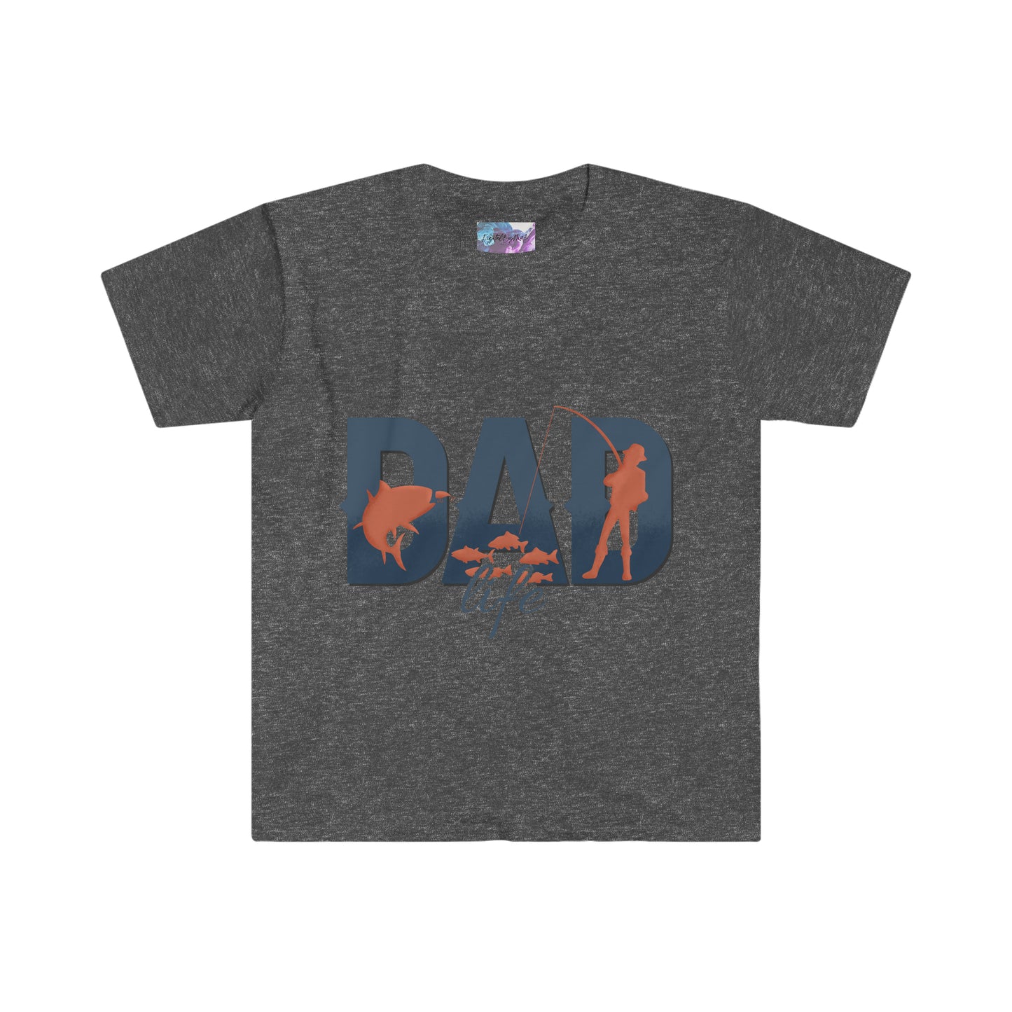 Dad life Heather grey shirt