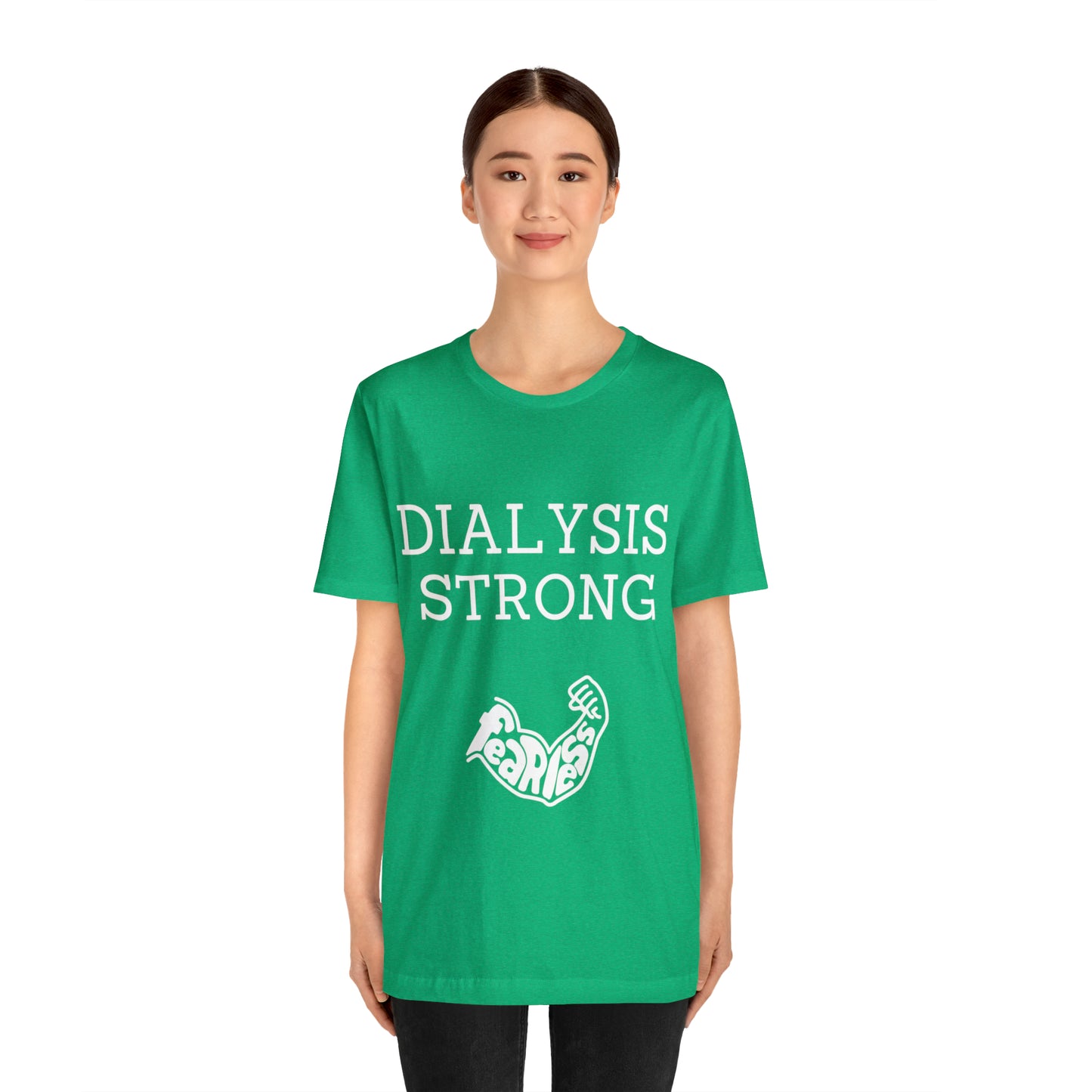 Dialysis Strong T-shirt, Fear Less T-shirt, Kidney Disease Awareness T-shirt - Digital By M&B