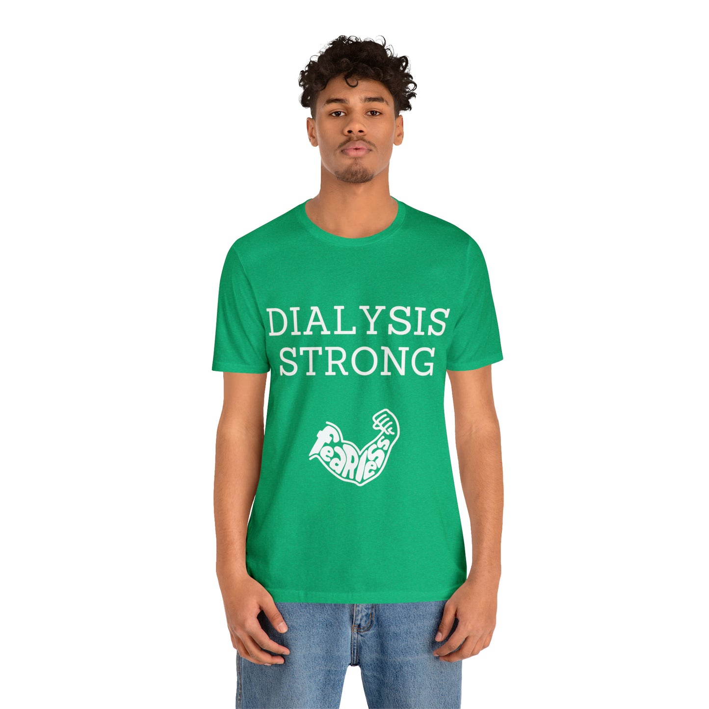 Dialysis Strong T-shirt, Fear Less T-shirt, Kidney Disease Awareness T-shirt - Digital By M&B
