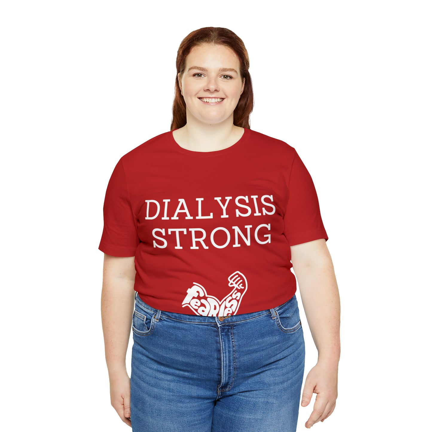 Dialysis Strong T-shirt, Fear Less T-shirt, Kidney Disease Awareness T-shirt - Digital By M&B