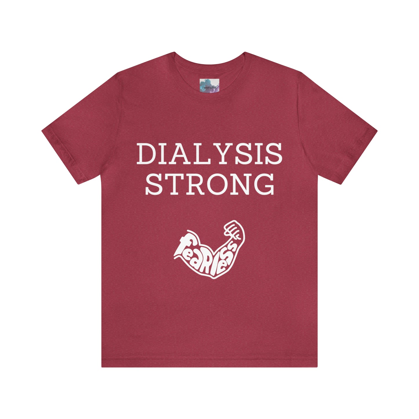 Dialysis Strong T-shirt, Fear Less T-shirt, Kidney Disease Awareness T-shirt - Digital By M&B
