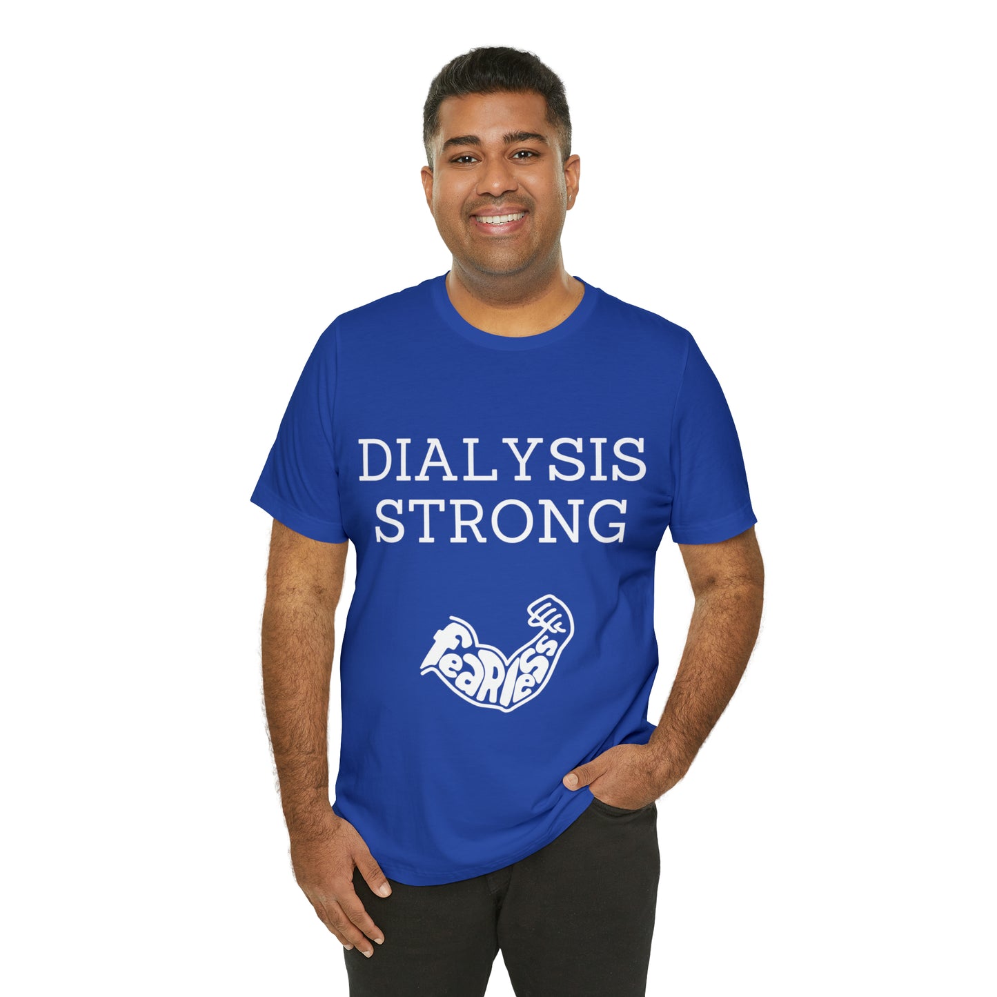 Dialysis Strong T-shirt, Fear Less T-shirt, Kidney Disease Awareness T-shirt - Digital By M&B