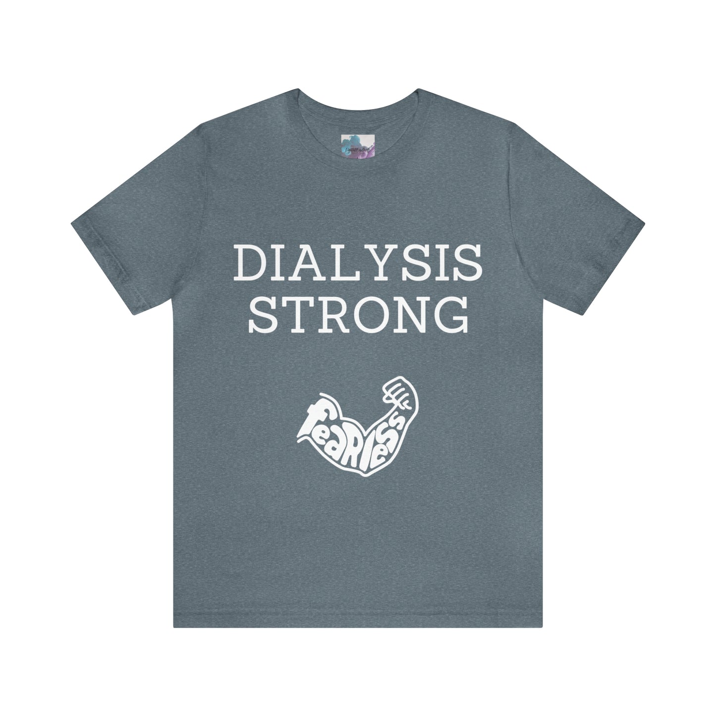 Dialysis Strong T-shirt, Fear Less T-shirt, Kidney Disease Awareness T-shirt - Digital By M&B