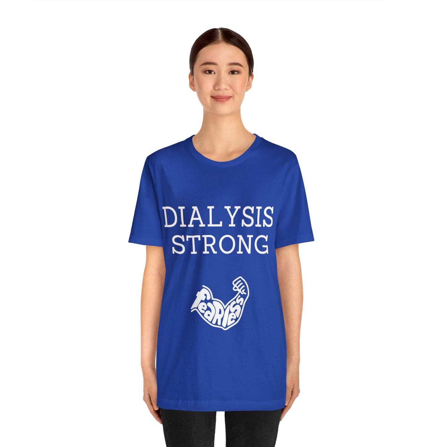 Dialysis Strong T-shirt, Fear Less T-shirt, Kidney Disease Awareness T-shirt - Digital By M&B