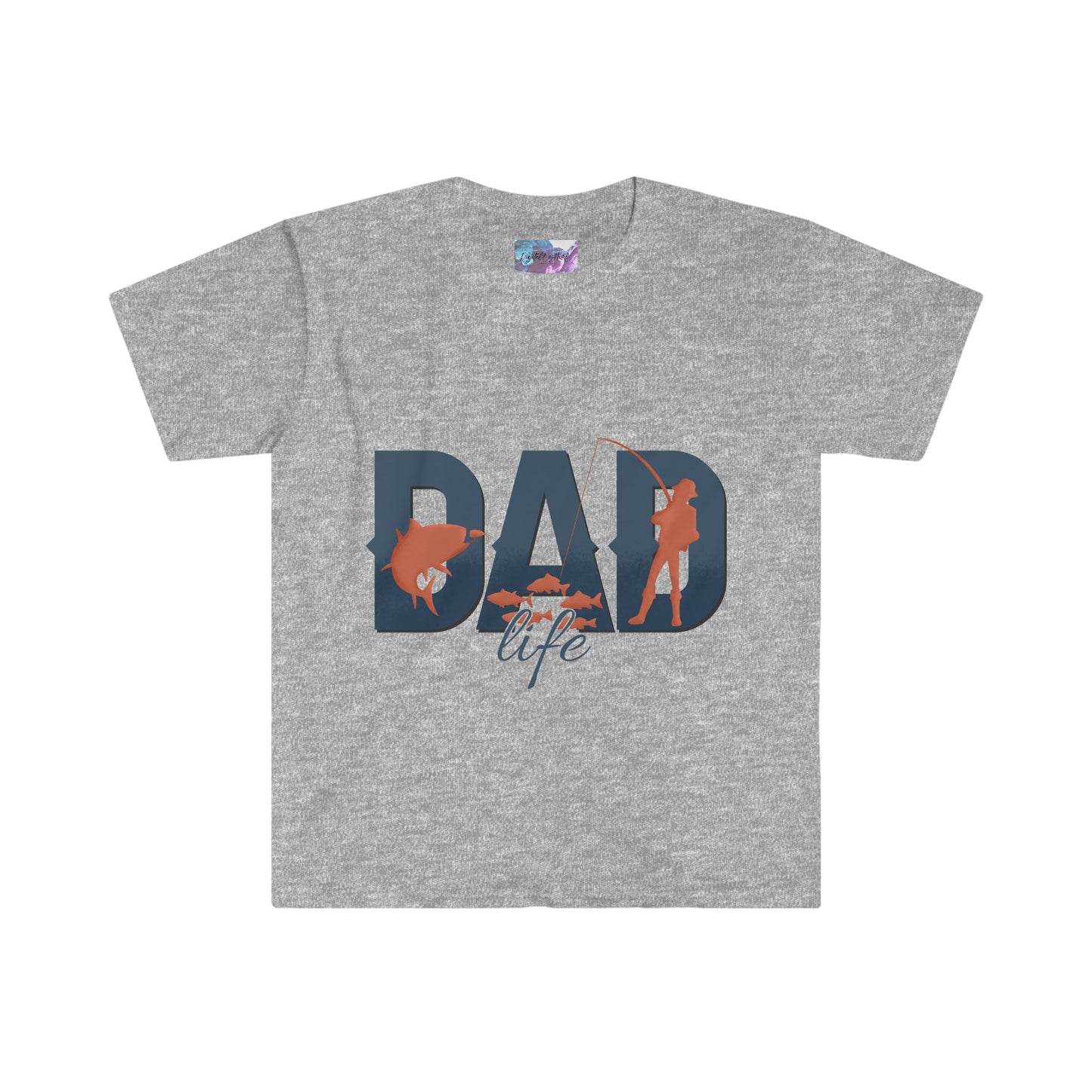 Dad life grey shirt