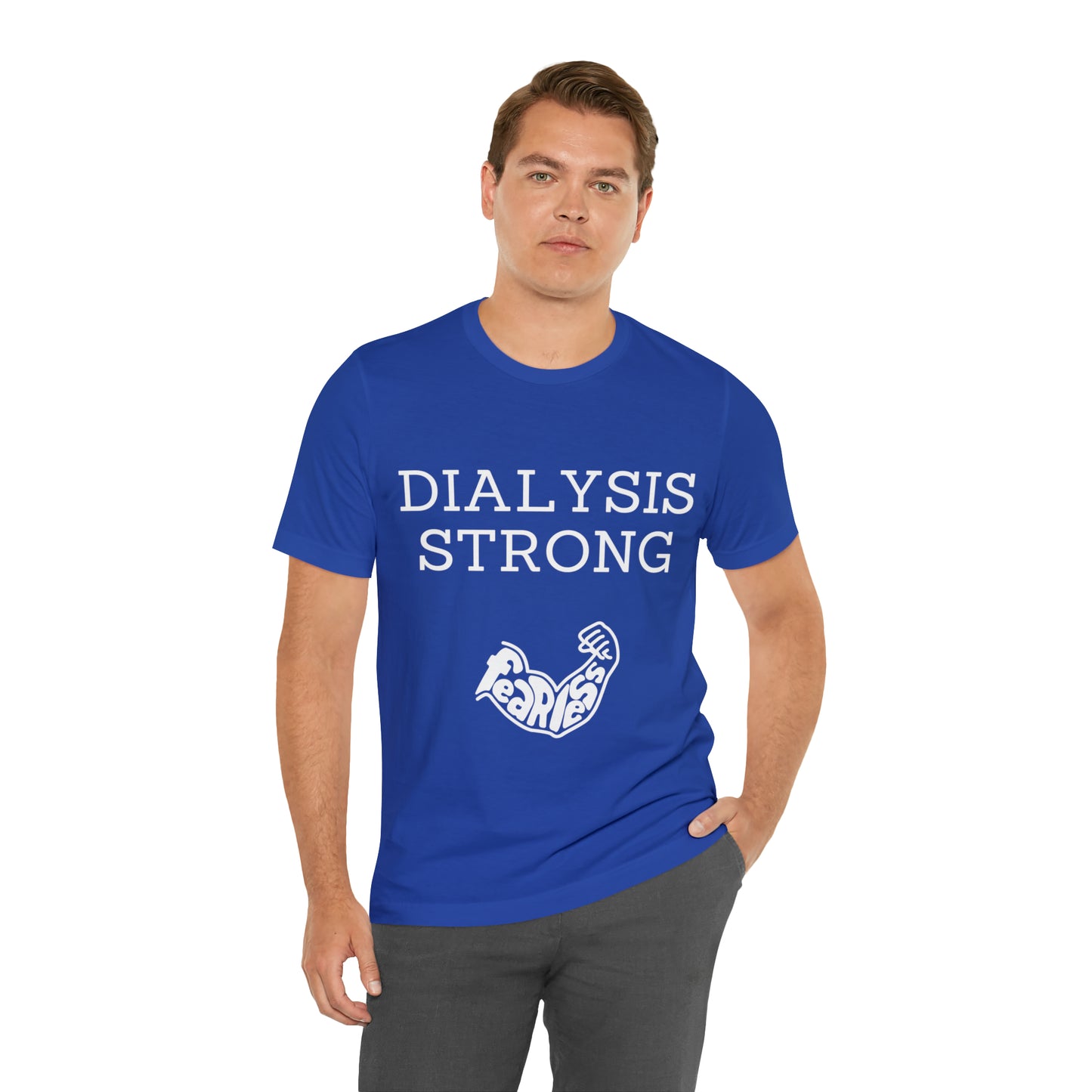 Dialysis Strong T-shirt, Fear Less T-shirt, Kidney Disease Awareness T-shirt - Digital By M&B