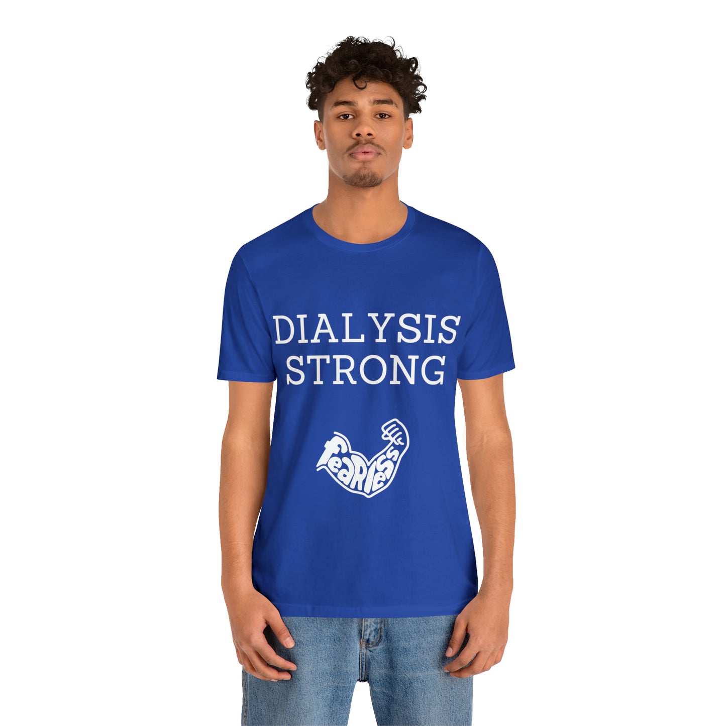 Dialysis Strong T-shirt, Fear Less T-shirt, Kidney Disease Awareness T-shirt - Digital By M&B