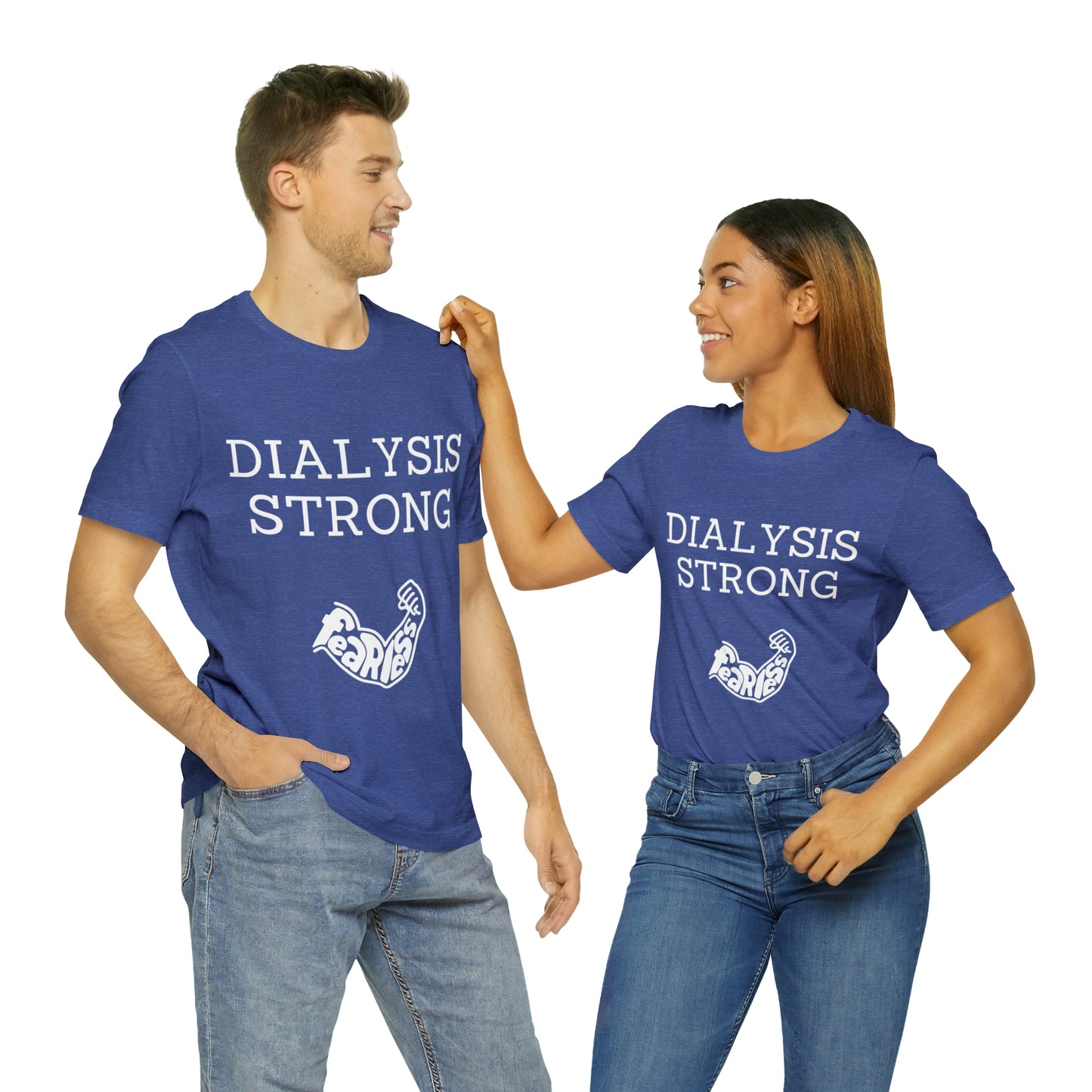 Dialysis Strong T-shirt, Fear Less T-shirt, Kidney Disease Awareness T-shirt - Digital By M&B