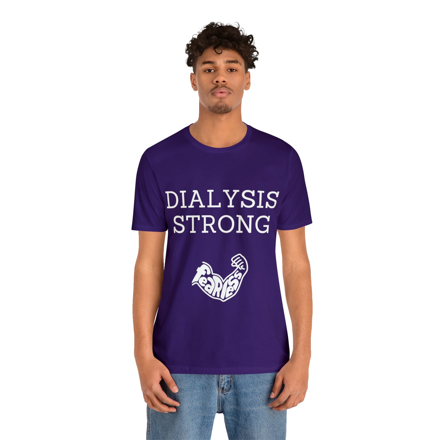 Dialysis Strong T-shirt, Fear Less T-shirt, Kidney Disease Awareness T-shirt