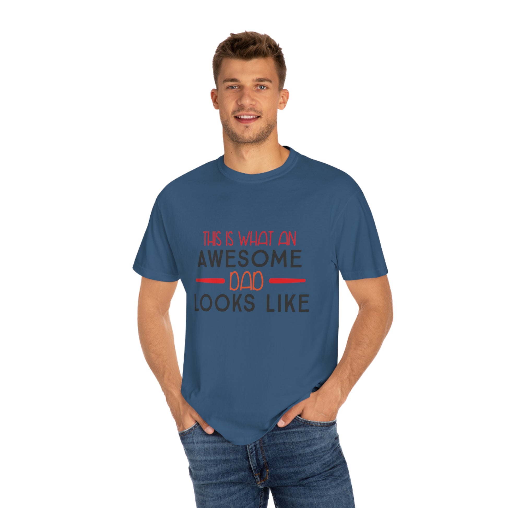 Father's day T-shirt, this is what an awesome dad looks like T-shirt - Digital By M&B