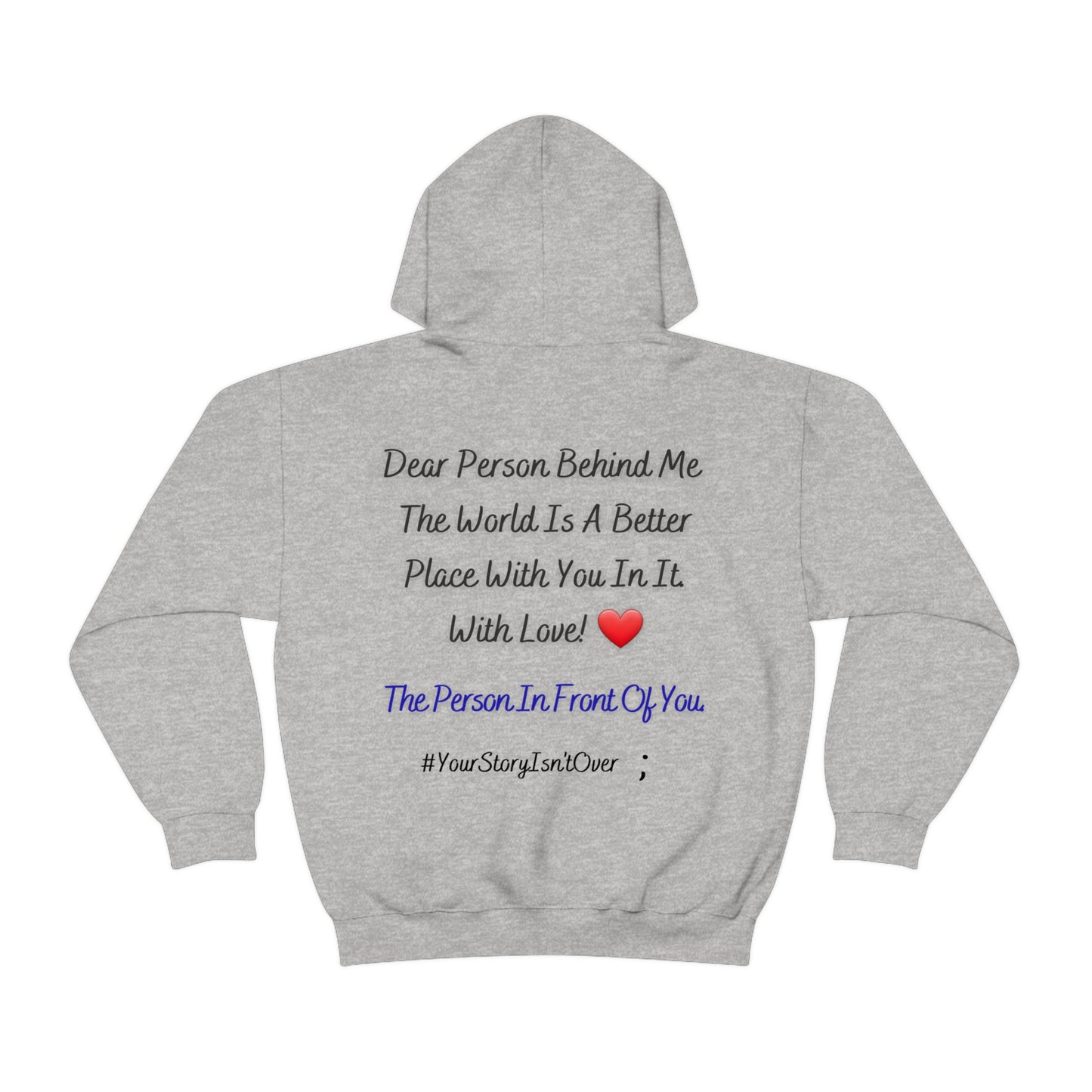 Break The Stigma, Self Love, Shift Your Mind Set, Your Not Alone, Mental Health Awareness Hoodie - Digital By M&B