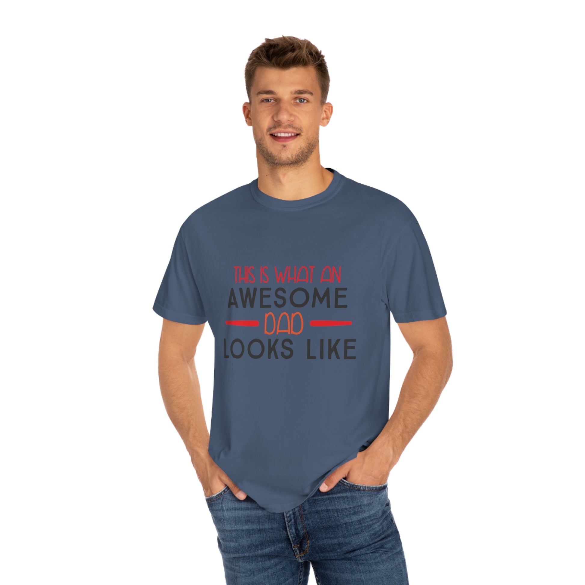 Father's day T-shirt, this is what an awesome dad looks like T-shirt - Digital By M&B