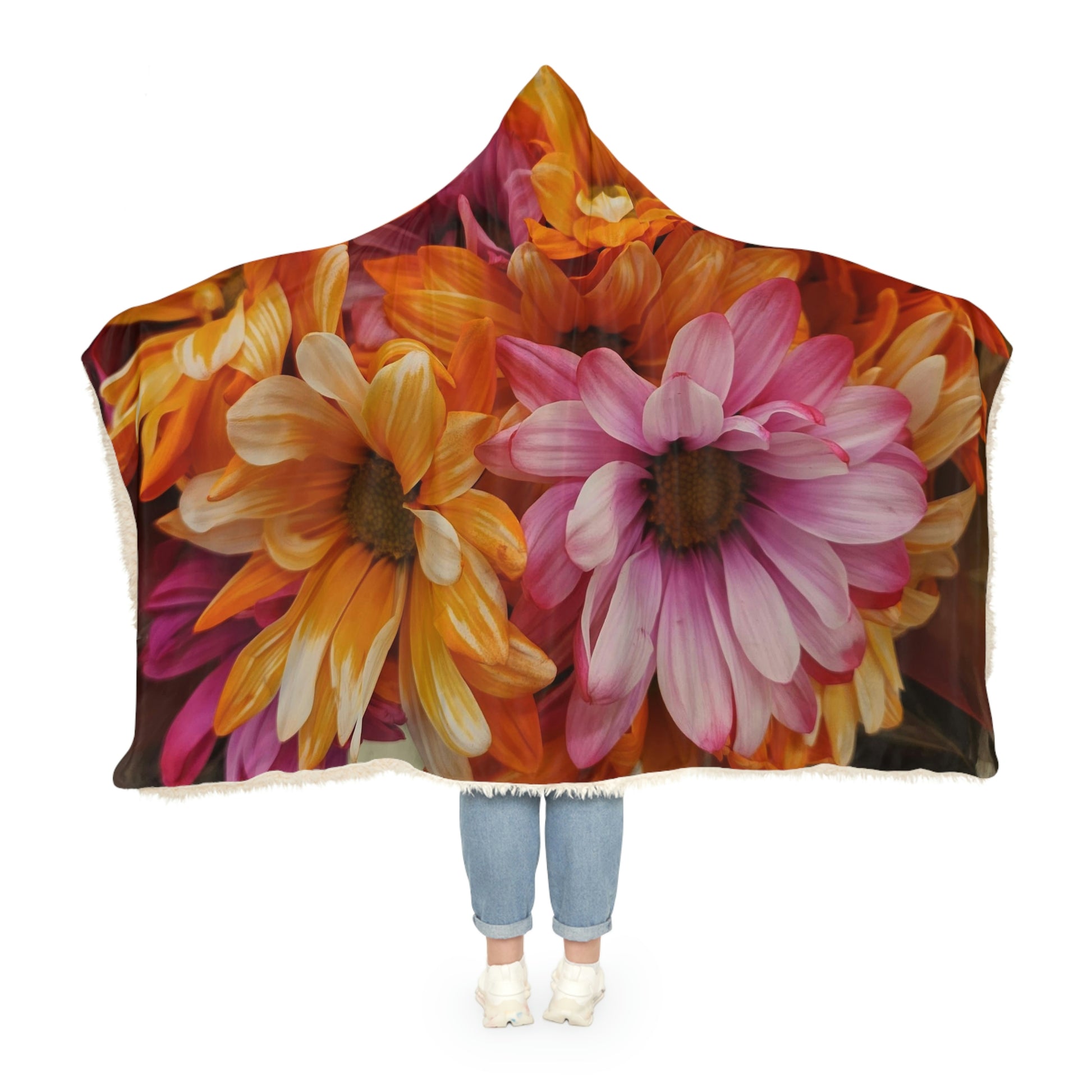 Custom Floral Snuggle Blanket - Digital By M&B