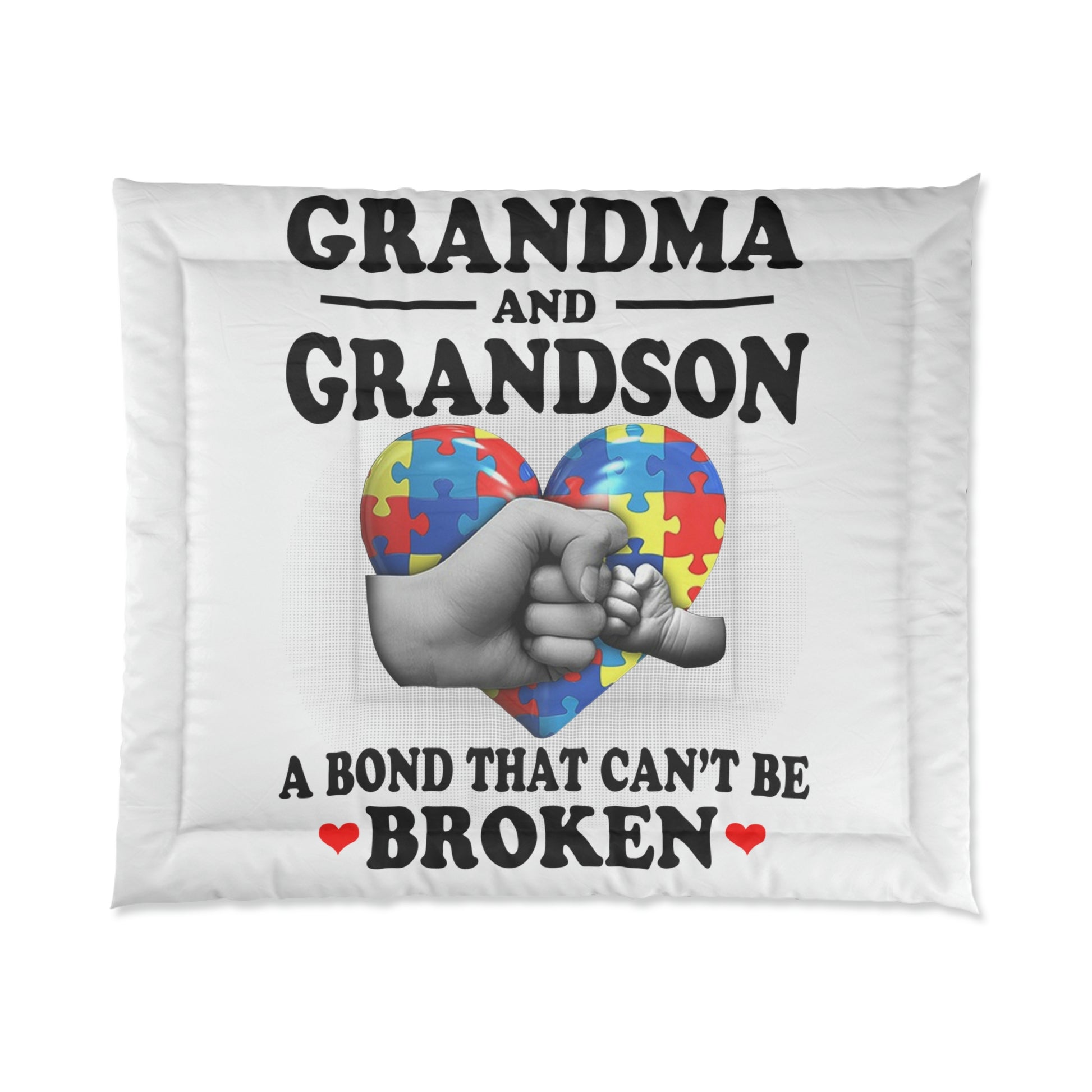 Comforter Grandma and Grandson Bond, Gift for Mom, Special moment - Digital By M&B